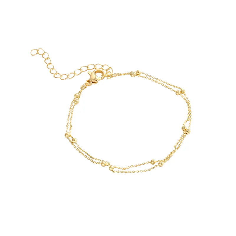 Double Layer Gold Bracelet