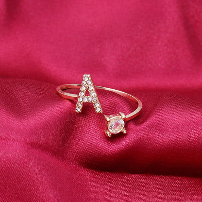 Customizable Single Initial Rings