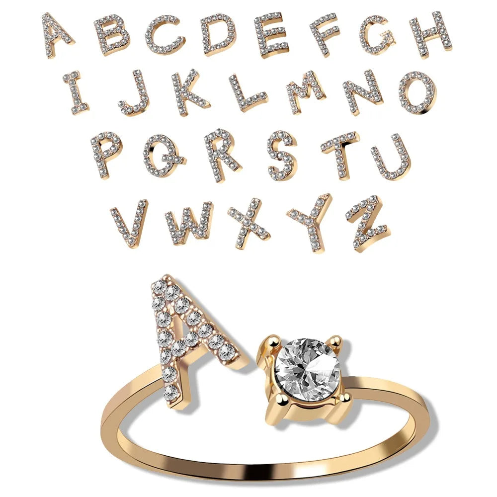 Customizable Single Initial Rings