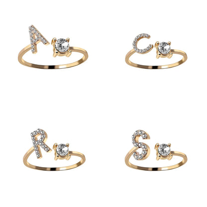 Customizable Single Initial Rings