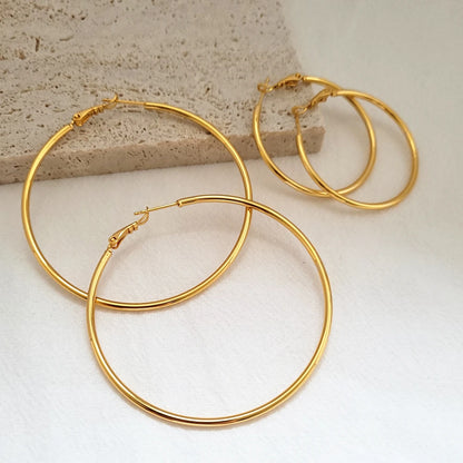 Large Hoop Earrings