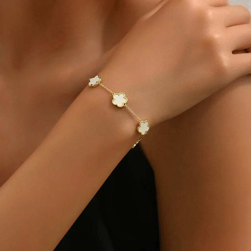 Flower Charm Bracelet