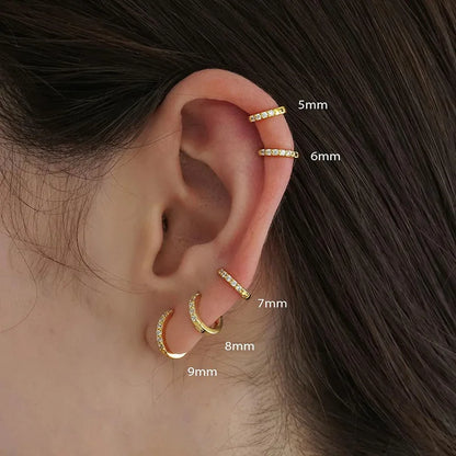 Minimalist Hoop Earings